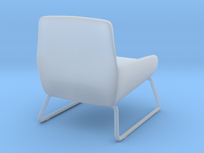 Miniature Fotel Coco Soft Line Chair - MOMA Studio in Clear Ultra Fine Detail Plastic