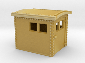 N&W Style Dog House O Scale 1:48 in Tan Fine Detail Plastic