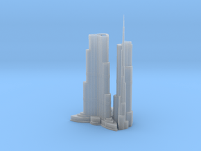 Burj Khalifa (1:1800) in Clear Ultra Fine Detail Plastic