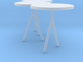 Miniature Itisy Table - Ligne Roset in Clear Ultra Fine Detail Plastic
