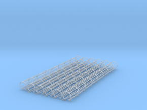 Ladder Cage Full 6pc in Clear Ultra Fine Detail Plastic