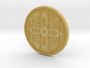 "BotW" Wooden Shield in Tan Fine Detail Plastic
