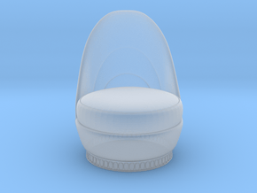 Miniature Grimilde Armchair  in Clear Ultra Fine Detail Plastic