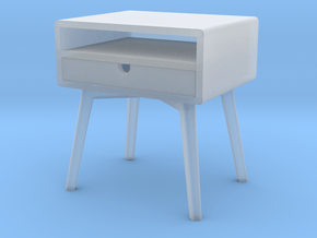 Miniature Bedside Table Series V2 - Yelkkin Dom  in Clear Ultra Fine Detail Plastic