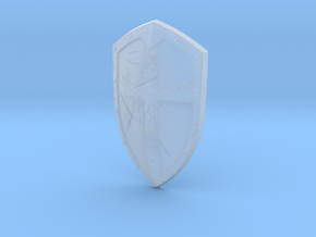 "BotW" Knight's Shield in Clear Ultra Fine Detail Plastic