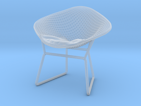 1:12 Miniature Diamond Chair - Harry Bertoia in Clear Ultra Fine Detail Plastic