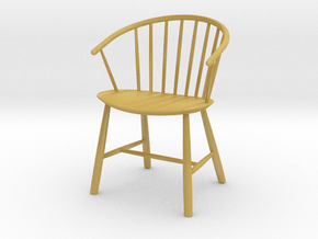 1:12 Miniature J64 Chair - Ejvind A. Johansson in Tan Fine Detail Plastic