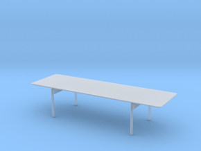 1:24 Miniature Post Table 320cm - Cecilie Manz in Clear Ultra Fine Detail Plastic