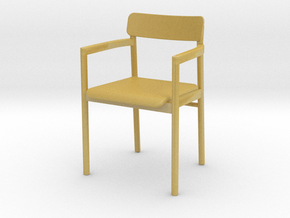 1:12 Miniature Post Chair - Cecilie Manz in Tan Fine Detail Plastic