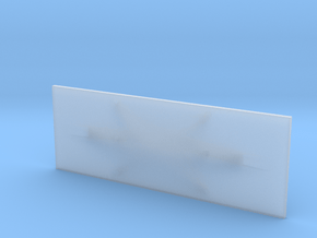 Miniature Vebjorn sand Da Vinci Bridge - 10cm in Clear Ultra Fine Detail Plastic