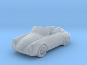 Porsche 356   1:87  HO in Clear Ultra Fine Detail Plastic