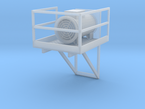 1/64 EZ Bin Drying Fan in Clear Ultra Fine Detail Plastic