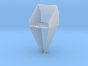 1/64 Bin Roof Exhauster Fan in Clear Ultra Fine Detail Plastic