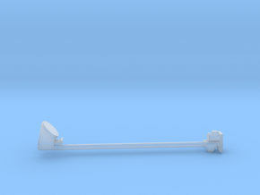 1/64 4" Utility Auger in Clear Ultra Fine Detail Plastic