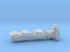 1/64 24" Drag Conveyor Set in Clear Ultra Fine Detail Plastic