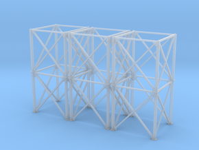 1/64 10' Support Tower 60' in Clear Ultra Fine Detail Plastic