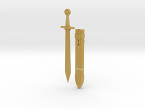 "BotW" Sword and Scabbard Set in Tan Fine Detail Plastic