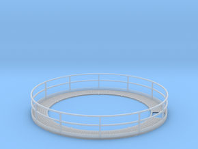 1/64 18' Tower Catwalk Round in Clear Ultra Fine Detail Plastic