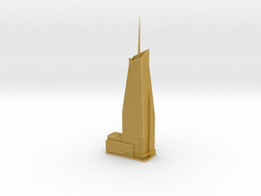 Bank of America Tower (1:2000) in Tan Fine Detail Plastic