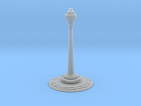 Central Radio & TV Tower (1:2000) in Clear Ultra Fine Detail Plastic