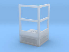 1/64 Stair Platform for 10' Tower in Clear Ultra Fine Detail Plastic