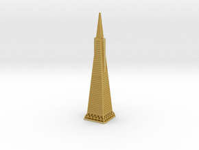 Transamerica Pyramid (1:2000) in Tan Fine Detail Plastic