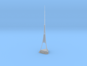 Riga Radio & TV Tower (1:2000) in Clear Ultra Fine Detail Plastic