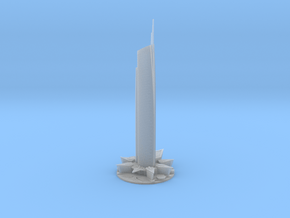 Almas Tower (1:2000) in Clear Ultra Fine Detail Plastic