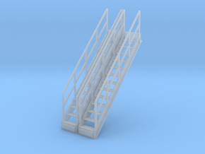1/64 Stairs for 15' Tower 2pc in Clear Ultra Fine Detail Plastic