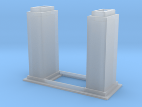 1/64 10k Trunking Short Section in Clear Ultra Fine Detail Plastic