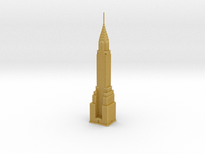 Chrysler Building (1:1250) in Tan Fine Detail Plastic