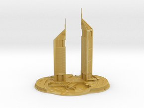 Jumeirah Emirates Towers (1:1800) in Tan Fine Detail Plastic