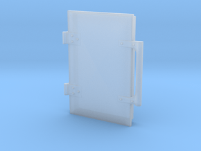 1/64 1 ring wide corr. entry door in Clear Ultra Fine Detail Plastic