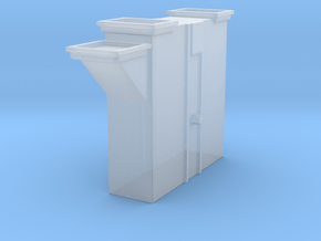 'N Scale' - Bucket Elevator-Boot in Clear Ultra Fine Detail Plastic