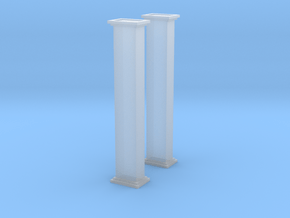 'N Scale' - Bucket Elevator-10' - Casing in Clear Ultra Fine Detail Plastic