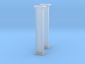 'HO Scale' - Bucket Elevator - 10' Casing in Clear Ultra Fine Detail Plastic