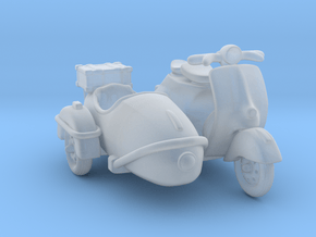 Vespa Sidecar 1:87 HO in Clear Ultra Fine Detail Plastic