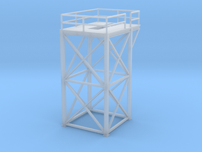 'N Scale' - 10'x10'x20' Tower Top in Clear Ultra Fine Detail Plastic