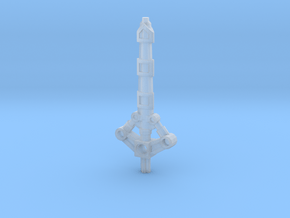 Bionicle weapon (Jaller, set form) in Clear Ultra Fine Detail Plastic