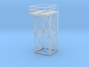 'N Scale' - 8'x8'x20' Tower Top in Clear Ultra Fine Detail Plastic