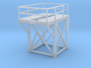 'N Scale' - 8'x8'x10' Tower Top in Clear Ultra Fine Detail Plastic
