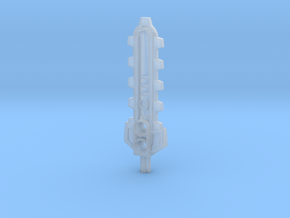 Bionicle weapon (Thok, set form) in Clear Ultra Fine Detail Plastic