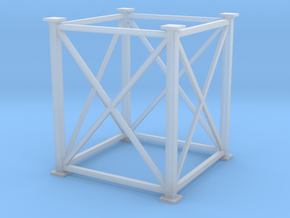 'HO Scale' - 8'x8'x10' Tower in Clear Ultra Fine Detail Plastic