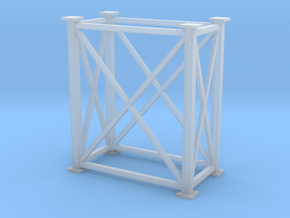 'HO Scale' - 4'x8'x10' Tower in Clear Ultra Fine Detail Plastic