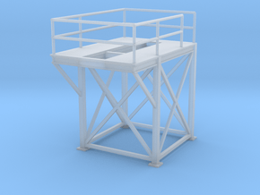 'HO Scale' - 8'x8'x10' Tower Top in Clear Ultra Fine Detail Plastic