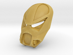 Kanohi Vaamaku - Mask of Psychometry in Tan Fine Detail Plastic