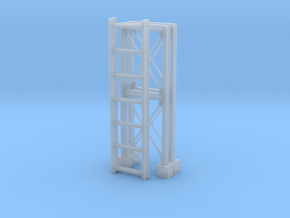 'HO Scale' - Pipe Bridge in Clear Ultra Fine Detail Plastic