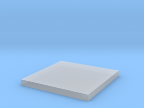 'N Scale' - 12'x12' Foundation Pad in Clear Ultra Fine Detail Plastic