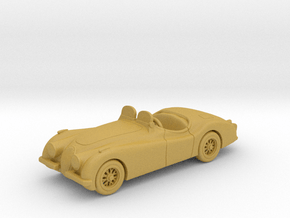 Jaguar XK 120 1950  1:87HO in Tan Fine Detail Plastic