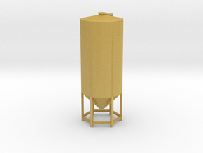 'N Scale' - 12' Smooth Wall Tank in Tan Fine Detail Plastic